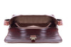 Umhängetasche Leder Braun Innenansicht | Tuscan Brief