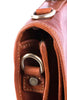 Aktentasche Leder Braun Detail Seitenansicht | Duke's Brief