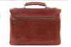 Aktentasche Braun Leder Rückansicht | Victus' Brief