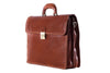 Aktentasche Hellbraun Leder Seitenansicht | Council's Brief