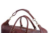 Reisetasche aus braunem Leder Riemenansicht | Fortis' Duffle