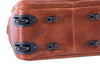 Trolleytasche aus braunem Kalbsleder Bodenansicht | Council's Trolley